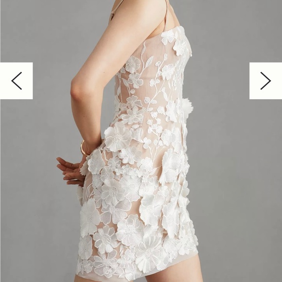 Anthropologie Helsi Structured Floral Mini Dress - Picture 3 of 6